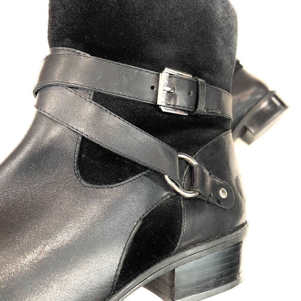 RALPH LAUREN Short Biker Boots - Picture 9 of 10